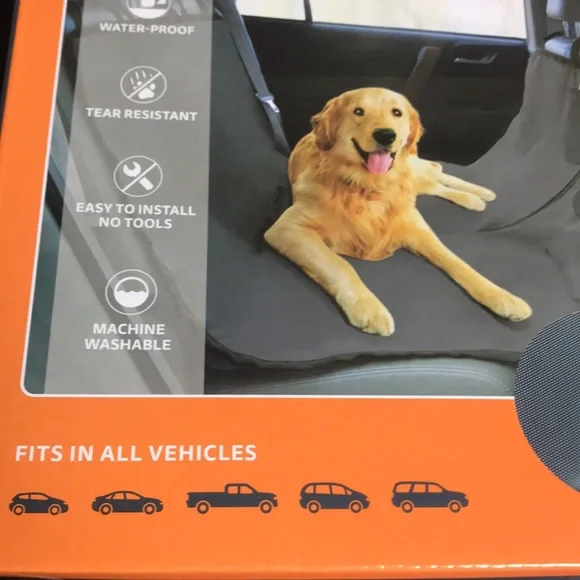 Nylon waterproof back car seat hammock cover NIB - Picture 2 of 7